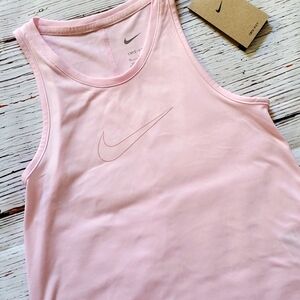 🆕️ NIKE GIRLS PINK DRI-FIT TANK TOP 💕